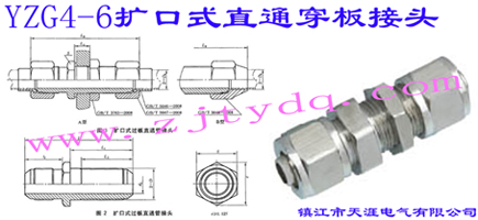 YZG4-6ʽֱͨͷFlared Couplings-Bulkhead Union