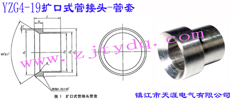 YZG4-19 扩口式管接头-管套Flared Couplings-Sleeve