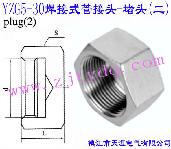 YZG5-30 焊接式管接头-堵头(二)Plug 2