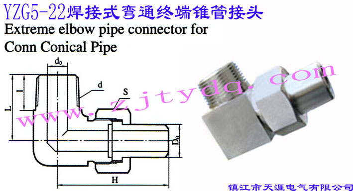 YZG5-22 ʽͨն׶ܽͷConcial Pipe Connector for Elbow Pipe Extreme