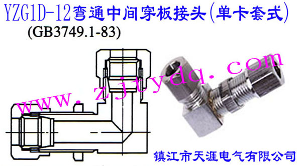 YZG1D-12ͨм䴩ͷ(ʽ)Wall-separating Right-angle sleeve