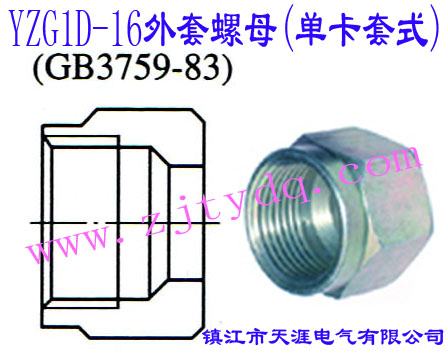 YZG1D-1624°Cone Connectors-Nut