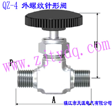 QZ-4 ηQZ-4 Male Serew Needle Valve