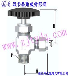 QZ-6 ˫׽ʽηQZ-6 Double-collet and Angle Pattern Needle Valve
