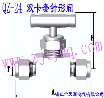 QZ-24 双卡套针形阀QZ-24 Double-collet Needle Valve