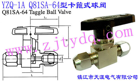 YZQ-1A Q81SA-64ͿʽYZQ-1A Q81SA-64 Toggle Ball Valve