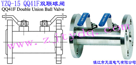YZQ-15 QQ41F˫YZQ-15 QQ41F Double Union Ball Valve