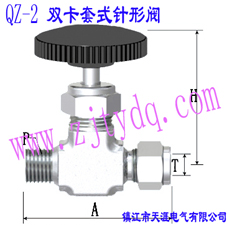 QZ-2 ˫ηQZ-2 Double-collet Needle Valve